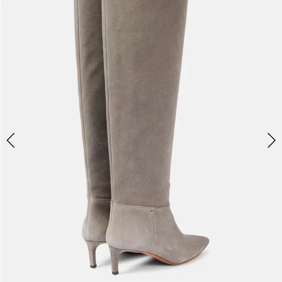 ❤️ NWB Stunning Ulla Johnson Over the Knee Carolina 55 Suede Grey Boots - Picture 3 of 7